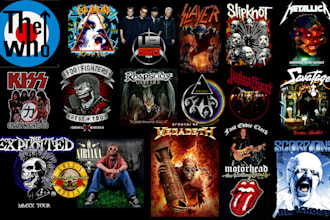 provide 150 halftone rock bundle t shirts dtf dtg designs