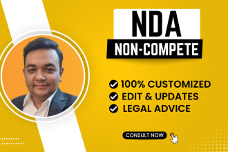 draft nda, non compete, non disclosure agreement