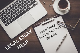 write legal essay for you
