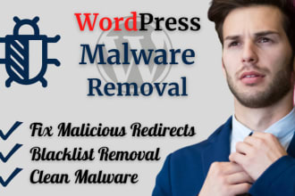 do wordpress malware removal, fix hacked wordpress, website security
