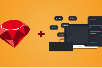 do ruby on rails backend development