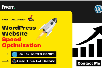 do wordpress speed optimization, increase website page speed