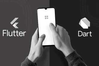 develop ios and android mobile apps using flutter and native