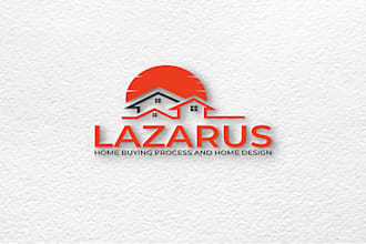 awesome real estate  home loans logo with unlimited revision
