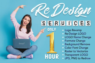 recreate, design, redesign, vectors, modify, edit, trace, logo, redraw