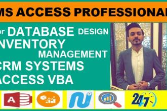 help in developing ms access database and queries