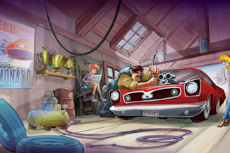 create great cartoon illustration