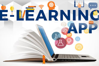 create elearning web, online course website, educational platform