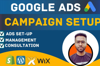 set up and manage high benefited google ads adwords ppc campaign