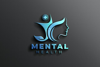 create flat, minimal, real estate, medical or unique logo