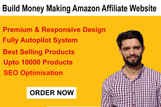 build a money making amazon affiliate autopilot website with 15000 products