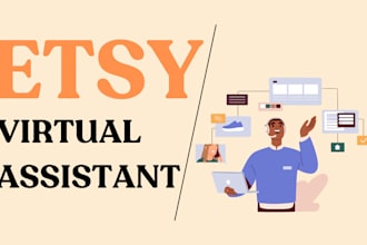 setup etsy digital products shop, etsy banner, etsy virtual assistant