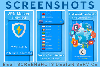 awesome app screenshots for play store and app store