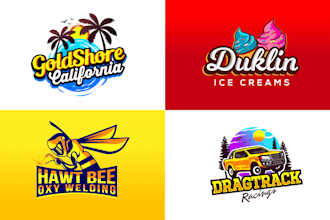 do modern business logo creation with branding kit design and free copyrights