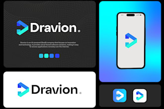 design a timeless ai saas tech logo for innovative startup software business