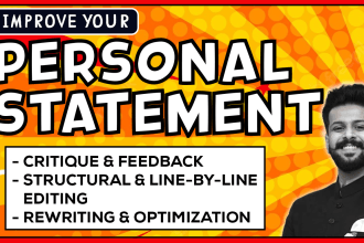 improve your personal statement, sop in 24 hours