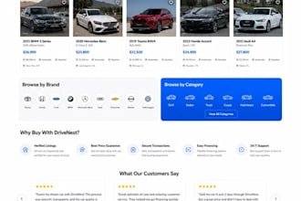 build an elegant car rentals website