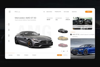 build a professional car rentals website