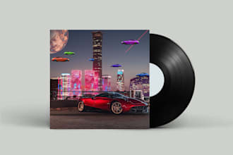 design a music cover artwork for your song or album