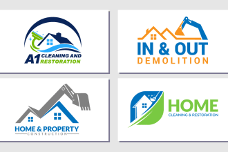 design a construction,home repair,cleaning,roofing logo