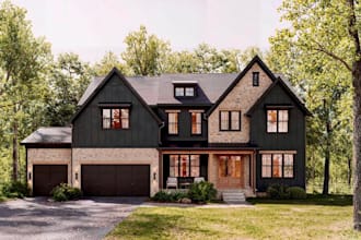 design and render interior, exterior of your building