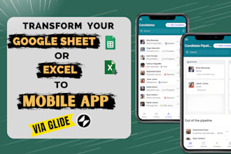 develop a powerful app on glide with your spreadsheet