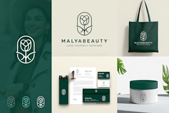 do elegant luxury minimalist and modern initial letter monogram logo design