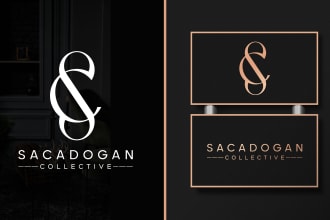 create modern minimalist luxury logo design for your business