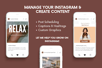 be your instagram social media manager and content creator
