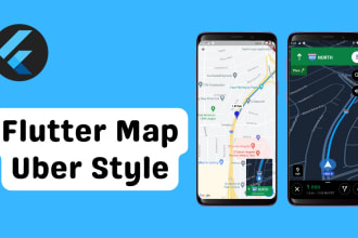 develop flutter apps UI for both android and IOS