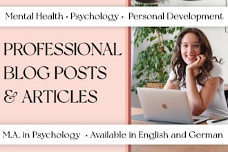 write expert SEO content on mental health, therapy and psychology