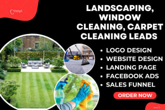 generate quality landscaping leads, window cleaning leads carpet cleaning leads