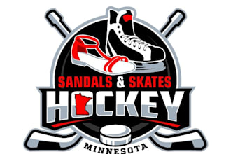 design modern awesome hockey logo