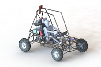 3d cad design and product design on solidworks