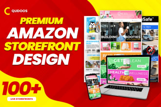 design and create amazon storefront or brand store