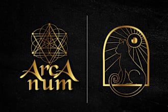 design clean and minimalist spiritual or esoteric logo