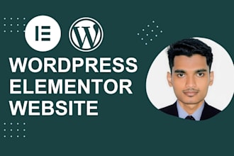 build wordpress website or figma to elementor website