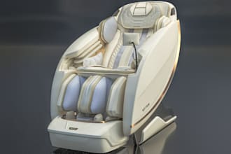 do realistic 3d modeling and rendering of your products