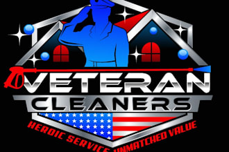 do modern veteran logo design