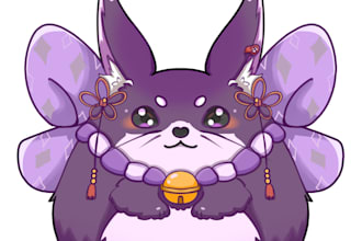 draw your vtuber pet or fan mascot
