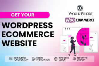 build a wordpress ecommerce website or shopify store for you