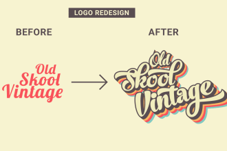 redesign, refresh, fix, update, vector, modify and edit any logo professionally