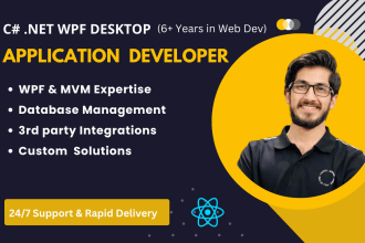 develop wpf desktop apps in dot net with mvvm and database ef