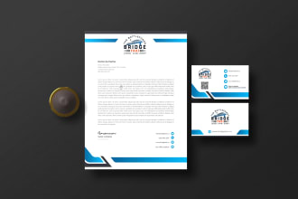 design professional letterhead, invoice, id card, business stationery, more