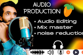 do noise reduction, clean repair, enhance, fix your audio