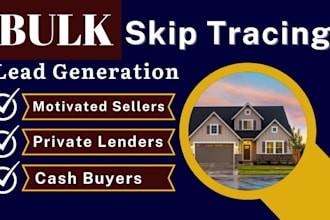 provide precise and comprehensive real estate and bulk skip tracing services
