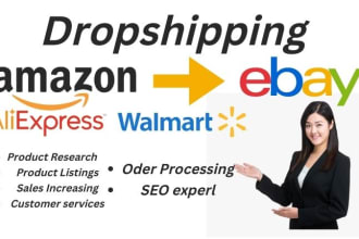 do walmart aliexpress amazon to ebay dropshipping listing