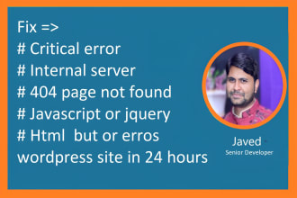 fix critical error and fatal error in wordpress