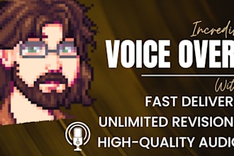 record a deep british voiceover