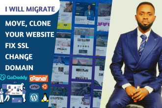 transfer, move, migrate, clone, wordpress website to another hosting or domain